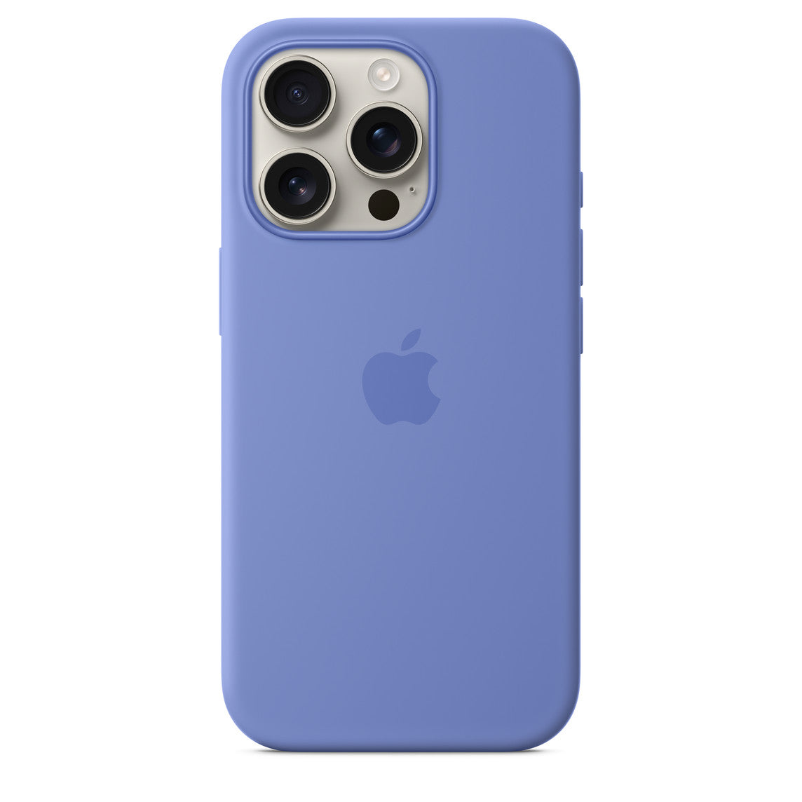 Logo Silicon Case for iPhone 16 Pro Max (Periwinkle)