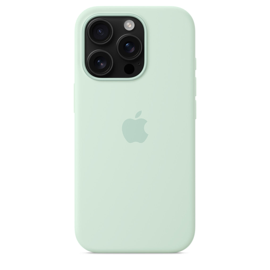 Logo Silicon Case for iPhone 16 Pro Max (AquaMarine)