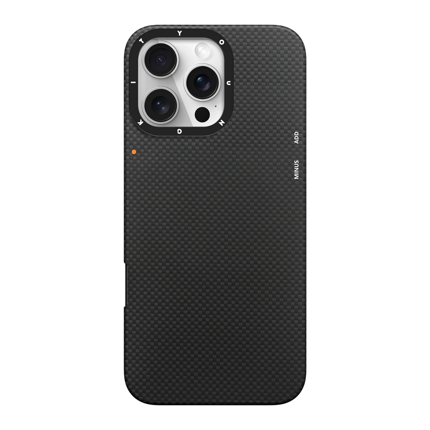 YOUNGKIT Kevlar 1500D Carbon Fibre Extreme Wing Case for iPhone 16 Pro Max) (Black)
