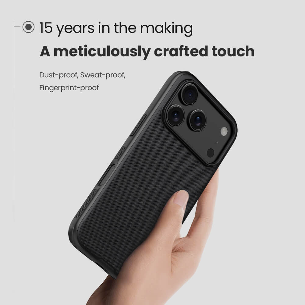 Nillkin Super Frosted Shield Pro Matte cover case for Apple iPhone 17 Pro Max (BLACK)