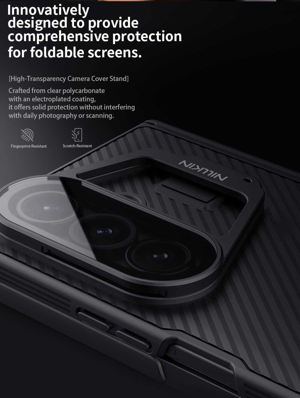 Nillkin Camshield Prop Magnetic Transparent Lens Guard Edition Camera protective cover case for Samsung Galaxy Z Fold7