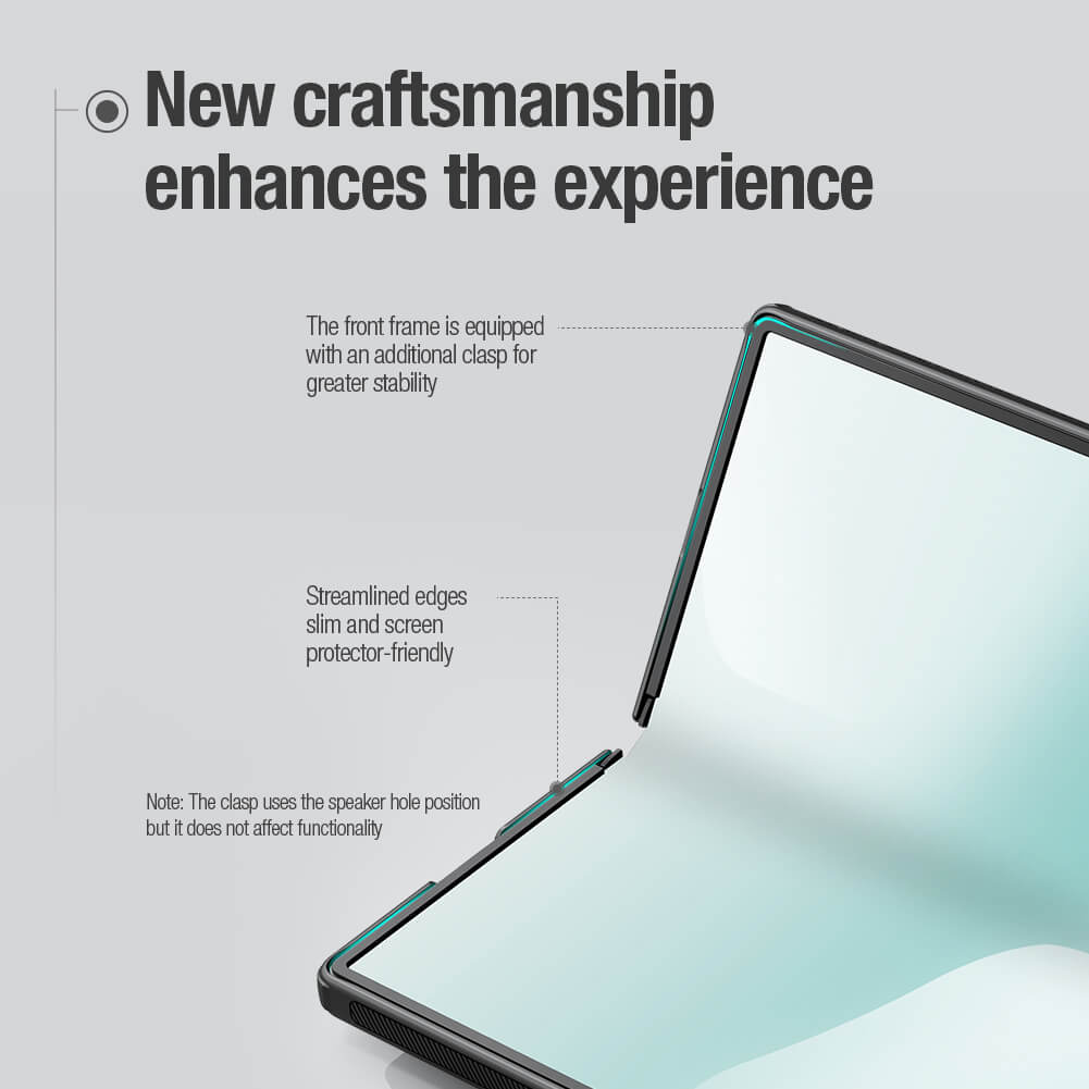 Nillkin Super Frosted Shield Fold Matte Cover Case for Samsung Galaxy Z Fold7 (without S-Pen case)