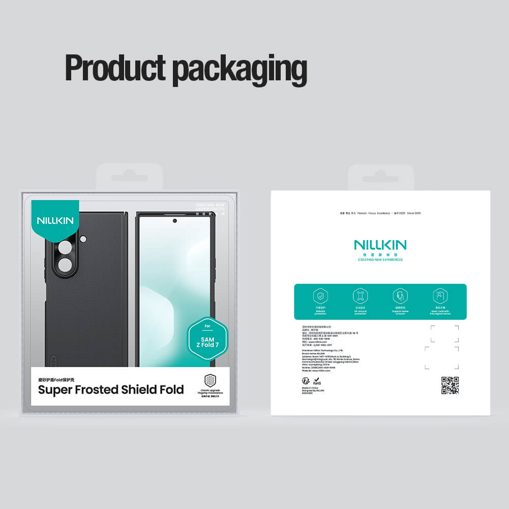 Nillkin Super Frosted Shield Fold Matte Cover Case for Samsung Galaxy Z Fold7 (without S-Pen case)
