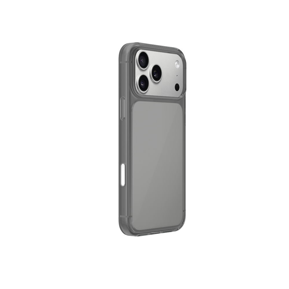 KZDOO Guardian Transparent Series Case for iPhone 17 Pro (Transparent Smoke)