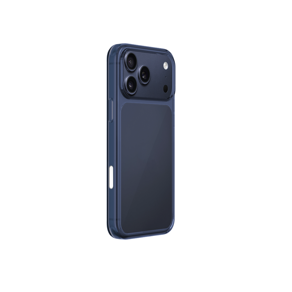 KZDOO Guardian Transparent Series Case for iPhone 17 Pro Max (Transparent Blue)