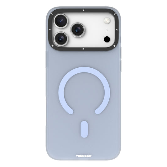 YOUNGKIT Hidden Sand Series Magsafe Case for iPhone 17 Pro Max (Light Blue)