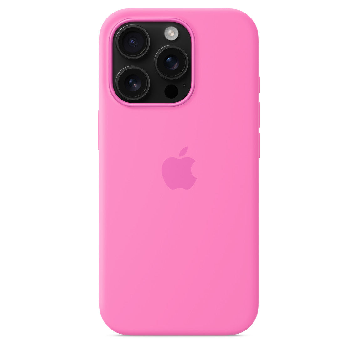 Logo Silicon Case for iPhone 16 Pro Max (Peony)