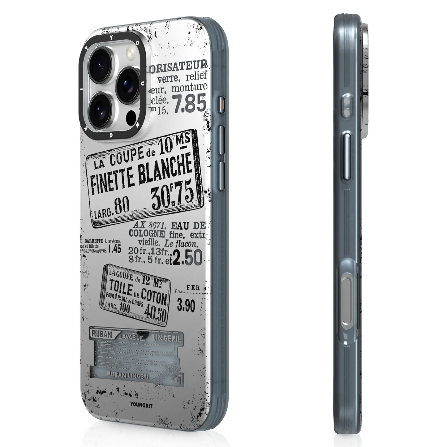 Youngkit Art Series Vintage Press Designer Matte Finish Case for iPhone 16 Pro Max