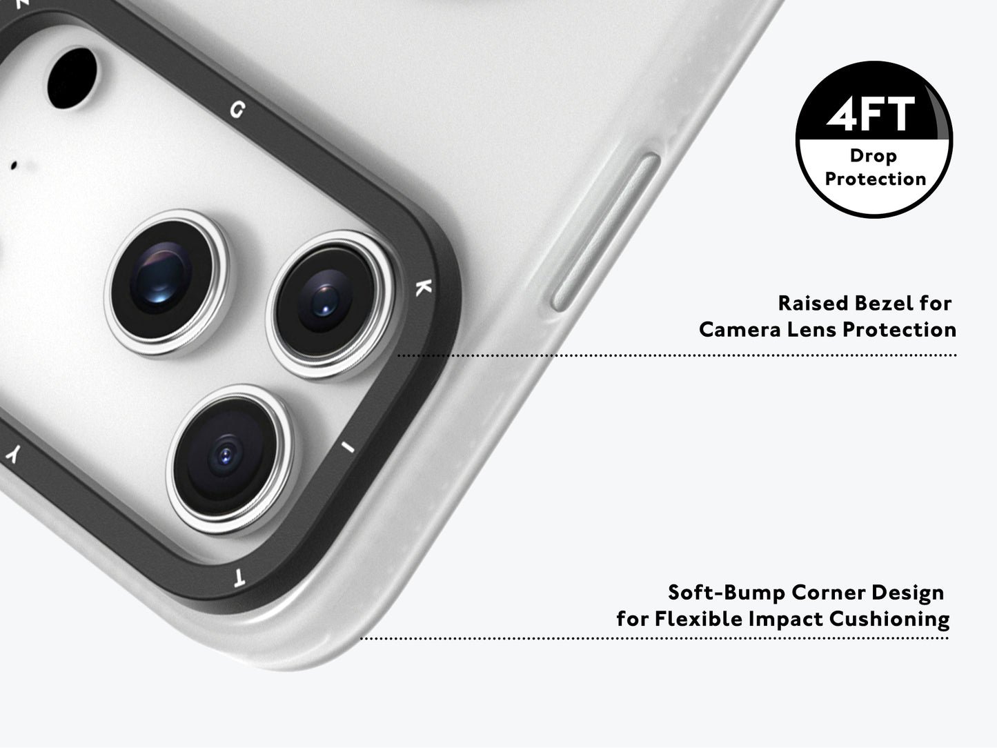 YOUNGKIT Hidden Sand Series Magsafe Case for iPhone 17 Pro Max (White)