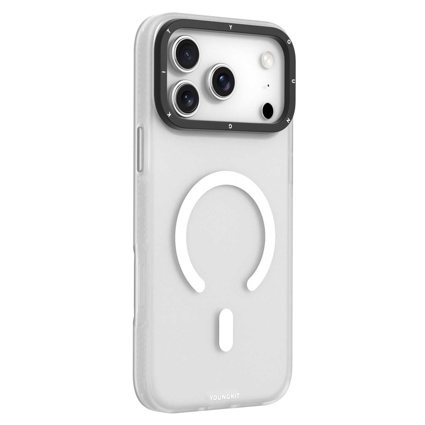 YOUNGKIT Hidden Sand Series Magsafe Case for iPhone 17 Pro Max (White)