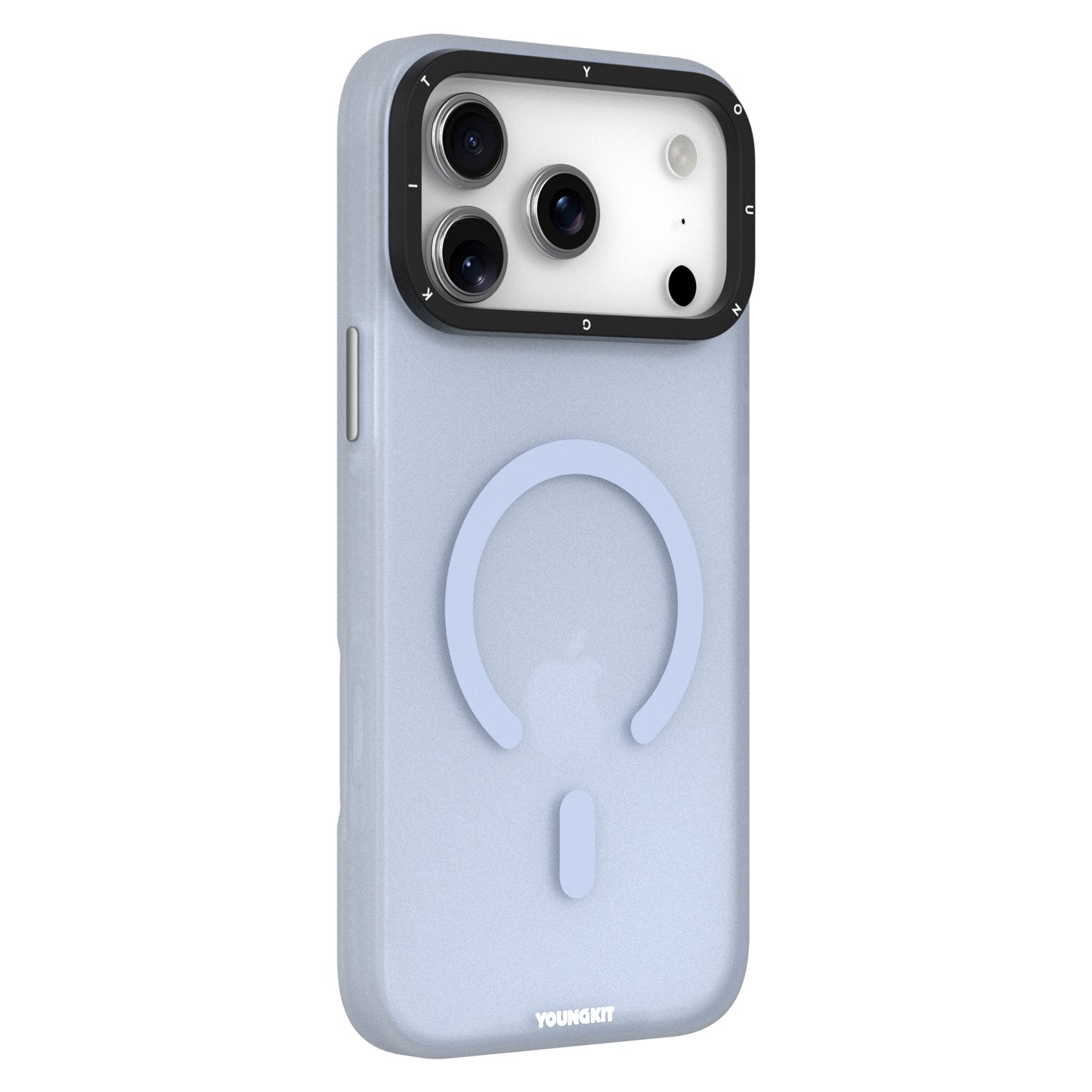 YOUNGKIT Hidden Sand Series Magsafe Case for iPhone 17 Pro Max (Light Blue)