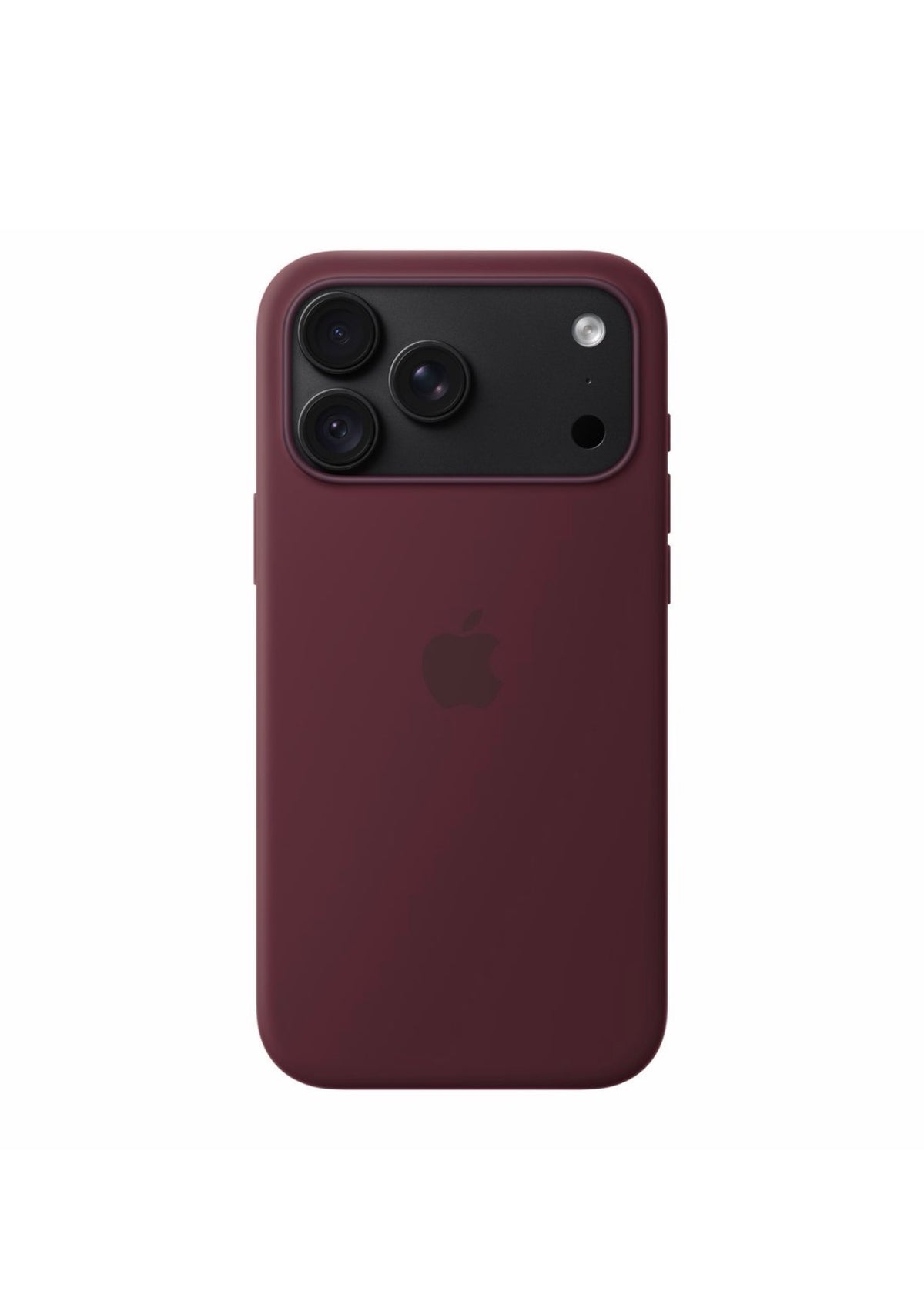 Logo Silicon Case for iPhone 17 Pro Max / 18 Pro Max (Burgundy) (Code:5154)
