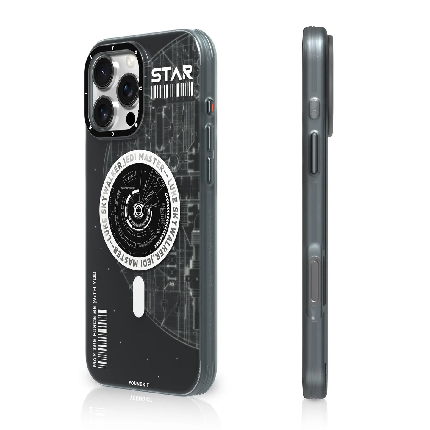 YOUNGKIT Star Wars Edition Space Design Case for iPhone 16 Pro Max