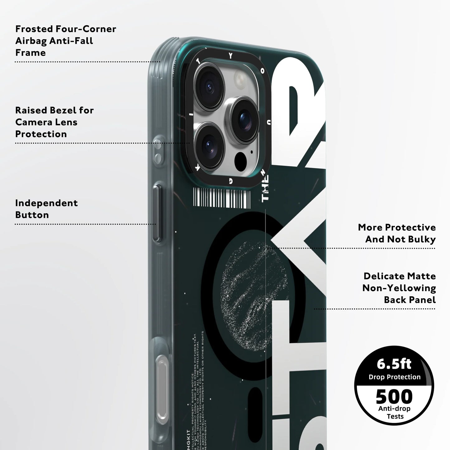 YOUNGKIT Star Wars Edition Galaxy Design Case for iPhone 16 Pro Max