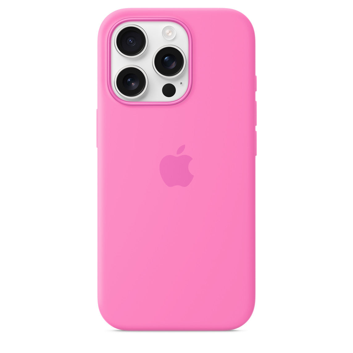 Logo Silicon Case for iPhone 16 Pro Max (Peony)