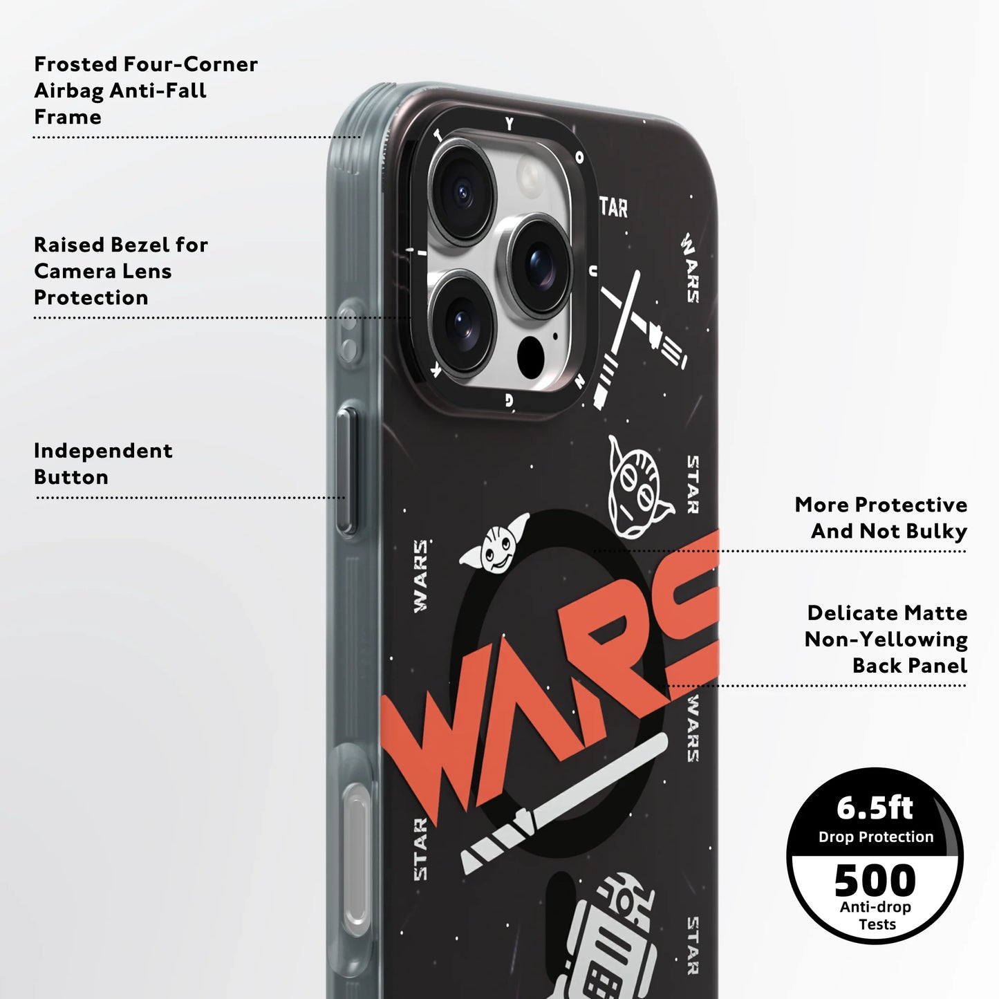 YOUNGKIT Star Wars Edition Case for iPhone 16 Pro Max