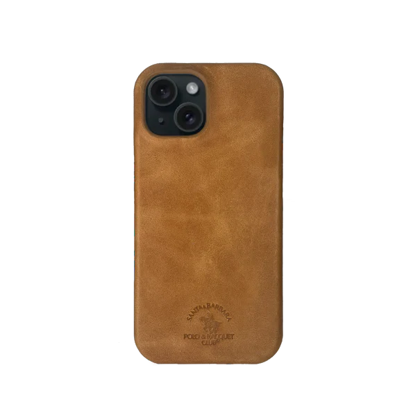 Santa Barbara Polo Raquet Club Elton Series for iPhone 15 (Tan Brown)