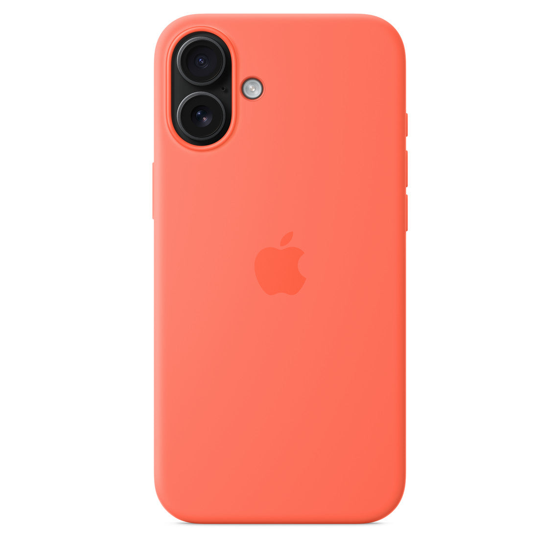 Logo Silicon Case for iPhone 16 Plus (Tangerine)
