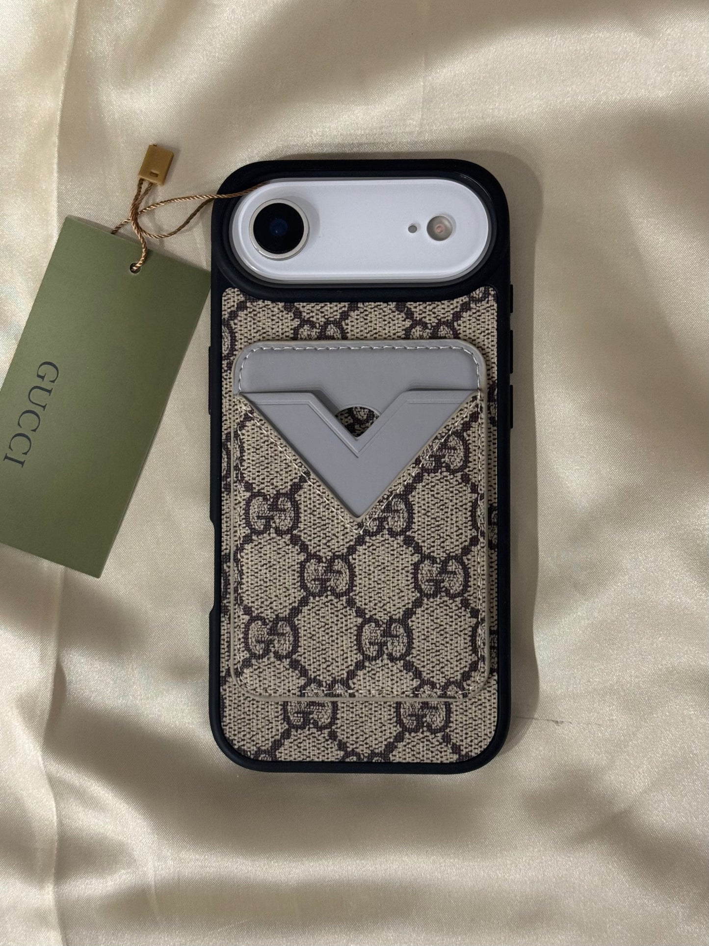 Luxury Branded Magsafe Compatible Case with Detachable Magsafe Wallet for iPhone 17 Air