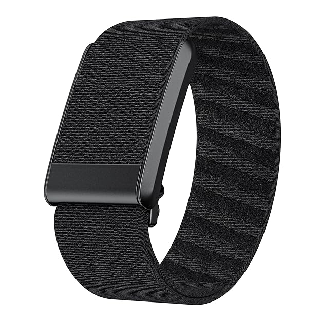 WHOOP Watch Strap for 4.0 Bracelet Elastic Band Sports Nylon Patterned Whoop Strap (BLACK)