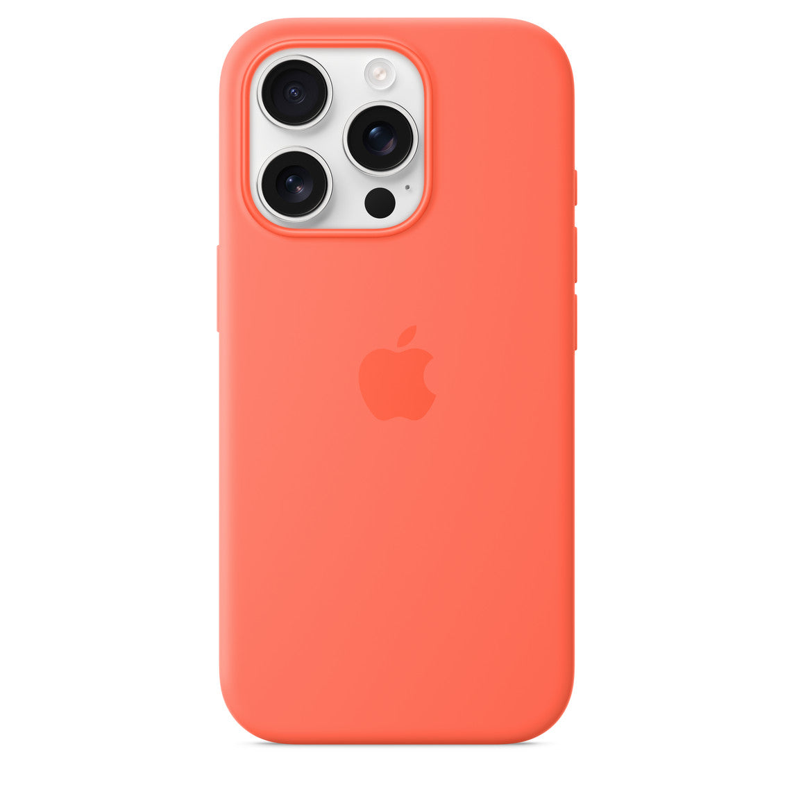 Logo Silicon Case for iPhone 16 Pro Max (Tangerine)