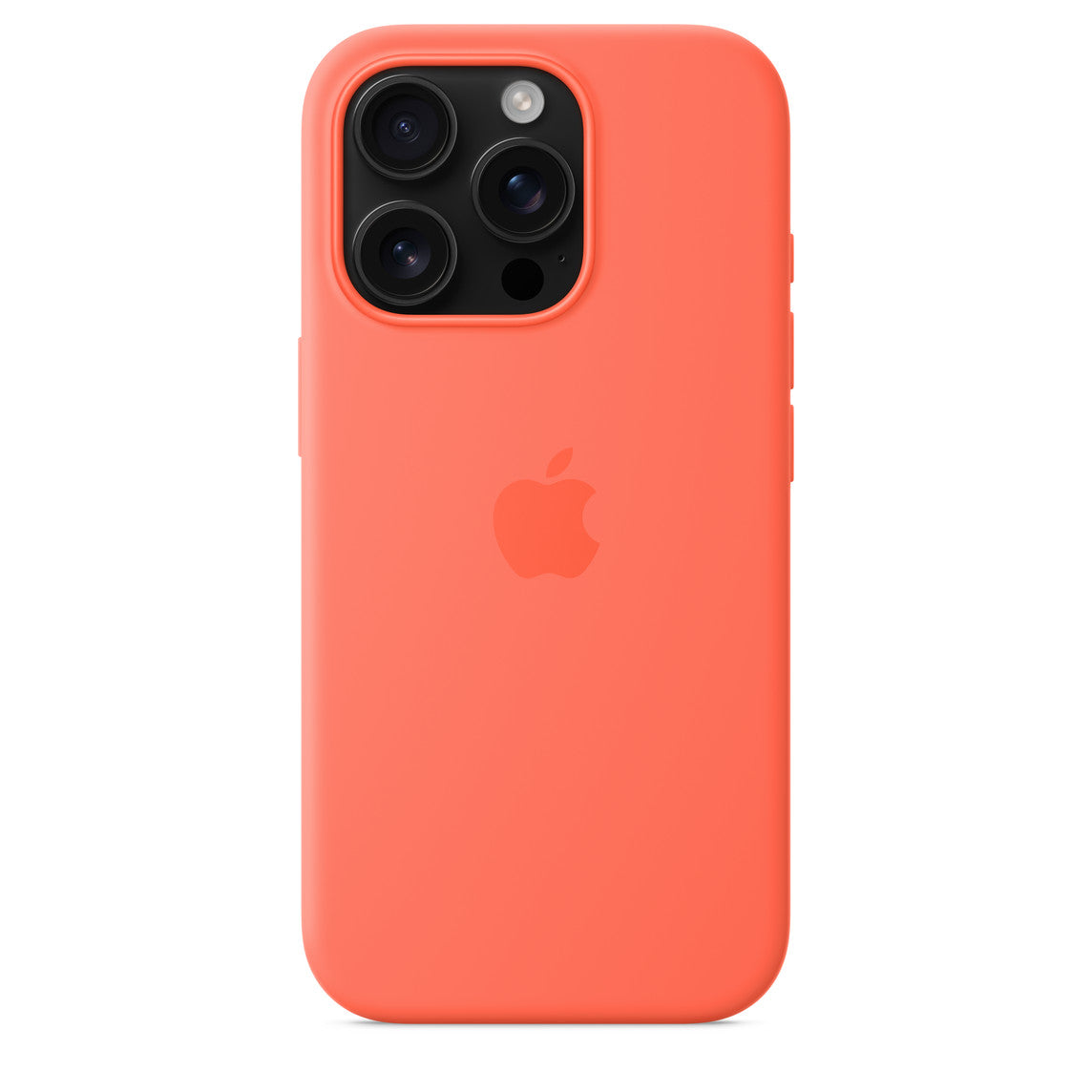 Logo Silicon Case for iPhone 16 Pro Max (Tangerine)