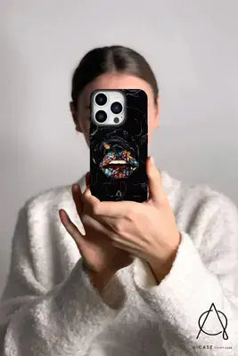 A Case Black Lips Design Silicon Case For iPhone 15 Pro