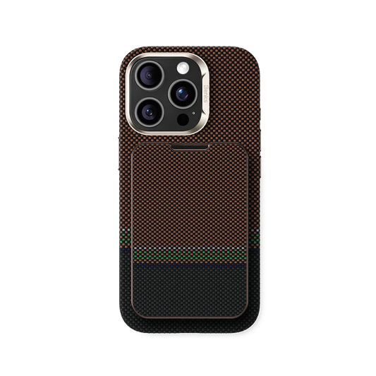 BENKS Armor Go Magnetic Wallet Stand (Brown/Green)