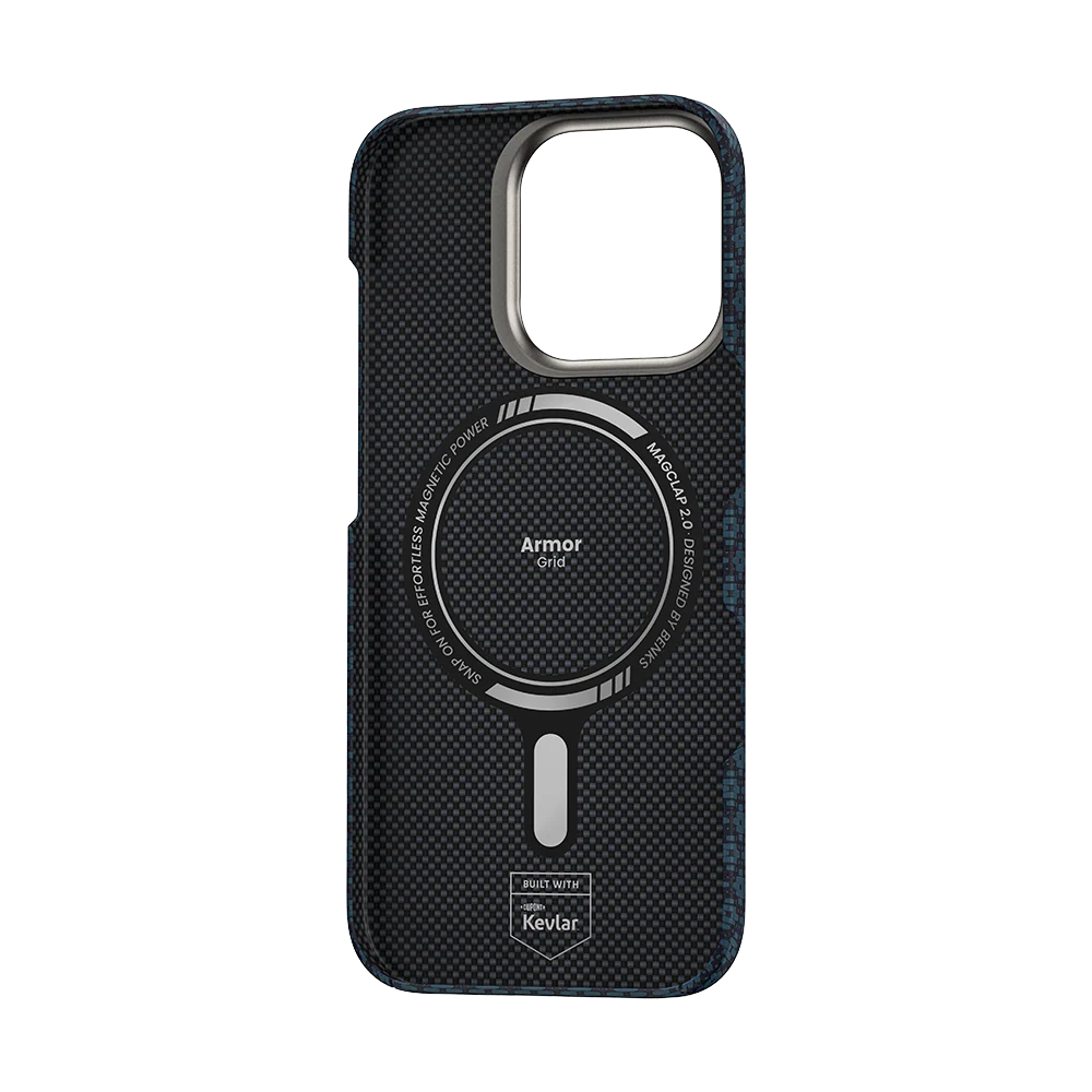 BENKS ArmorGrid ArmorAir Case Built with Kevlar® for iPhone 16 Pro Max (BLUE)