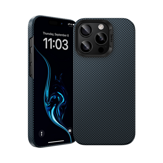 BENKS ArmorTint Case built with Kevlar® for iPhone 16 Pro (Ice Blue)