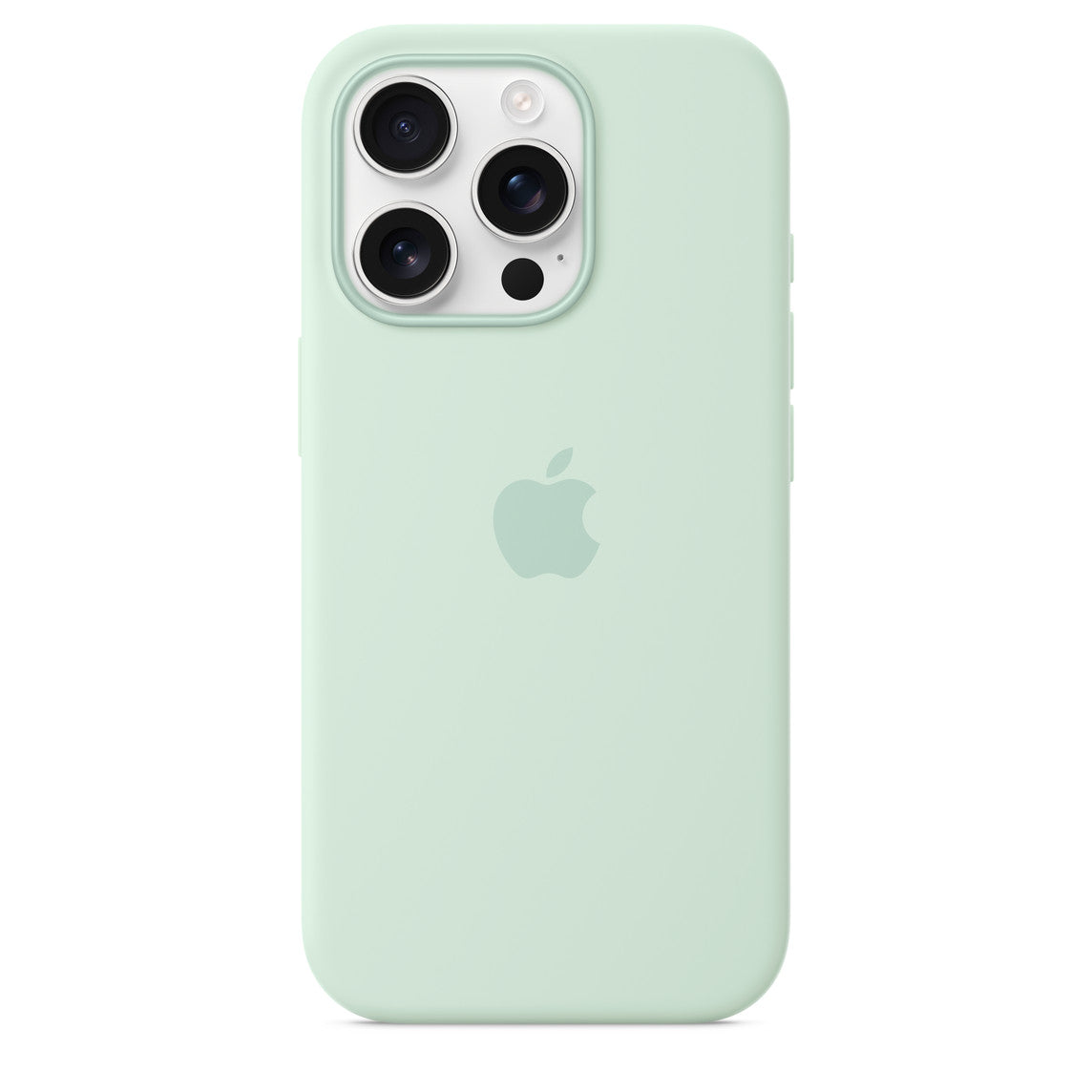 Logo Silicon Case for iPhone 16 Pro Max (AquaMarine)
