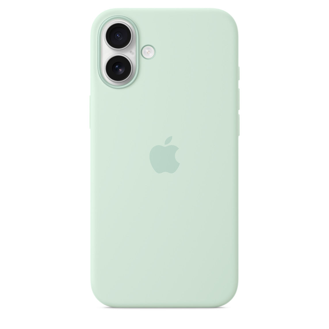 Logo Silicon Case for iPhone 16 Plus (AquaMarine)