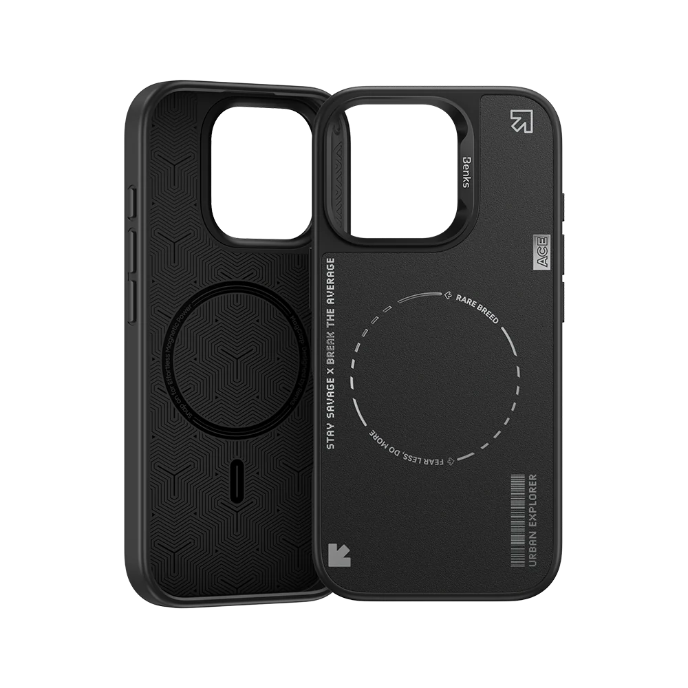 BENKS Basis Series Phone Case for iPhone 16 Pro Max (BLACK)