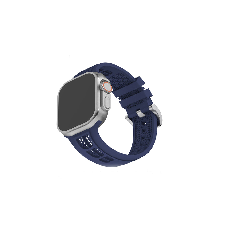 New Style Net Silicon Watch Band for 42/44/45 & 49 mm (Blue)