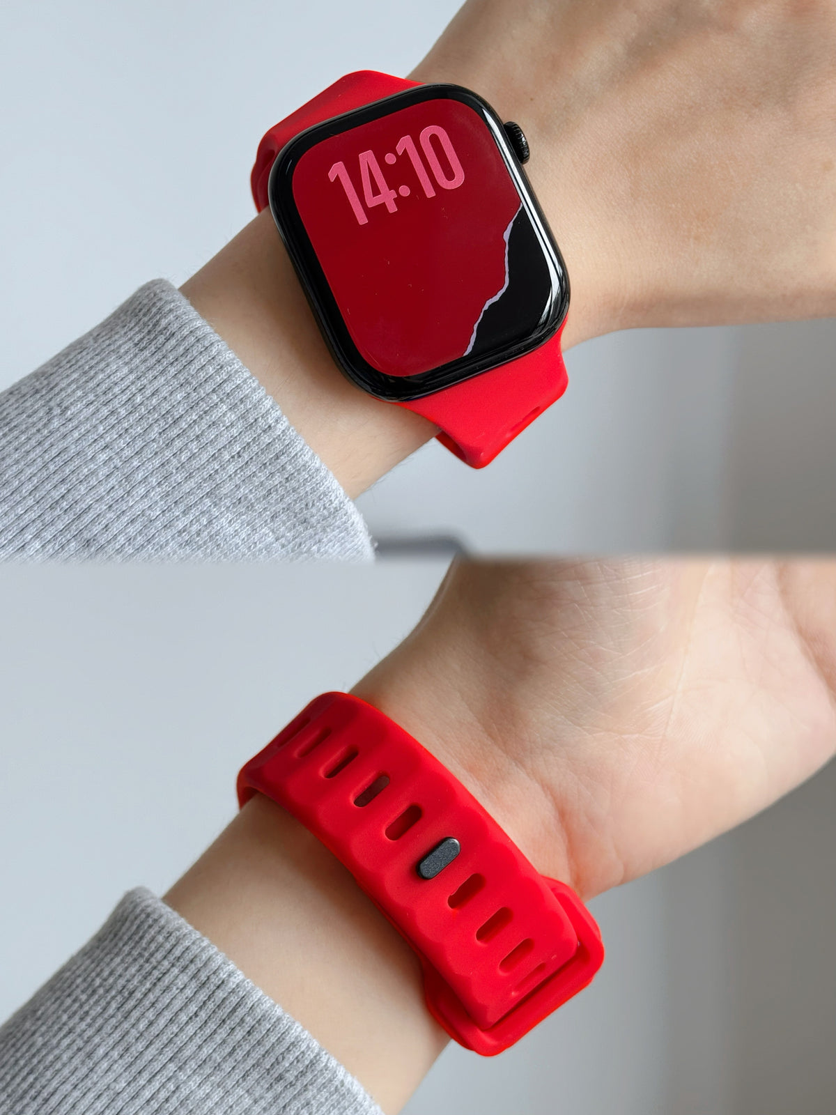 New Style Silicon Watch Band 38/40/41/42 mm (Red)