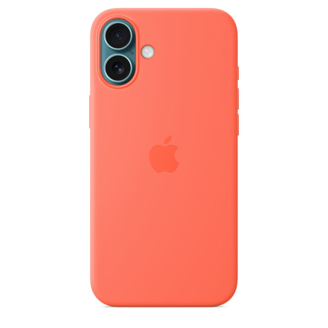 Logo Silicon Case for iPhone 16 Plus (Tangerine)