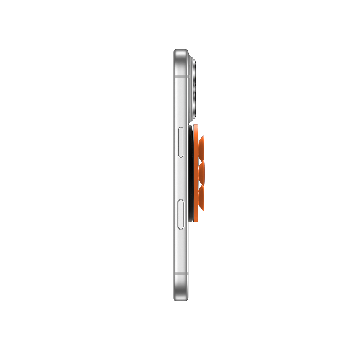 Snappy Sticky MagSafe Grip Stand Pop Socket (Orange)