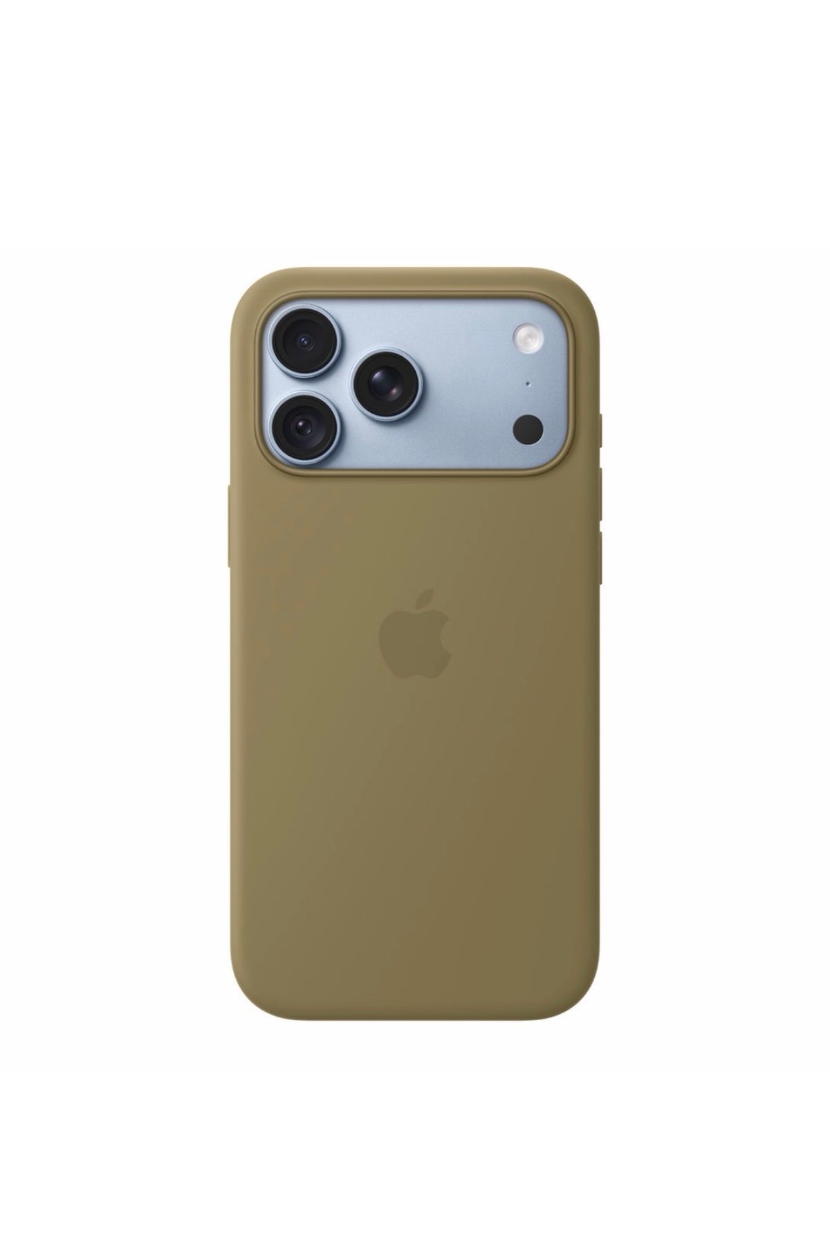 Logo Silicon Case for iPhone 17 Pro / 18 Pro (Olive) (Code:5150)