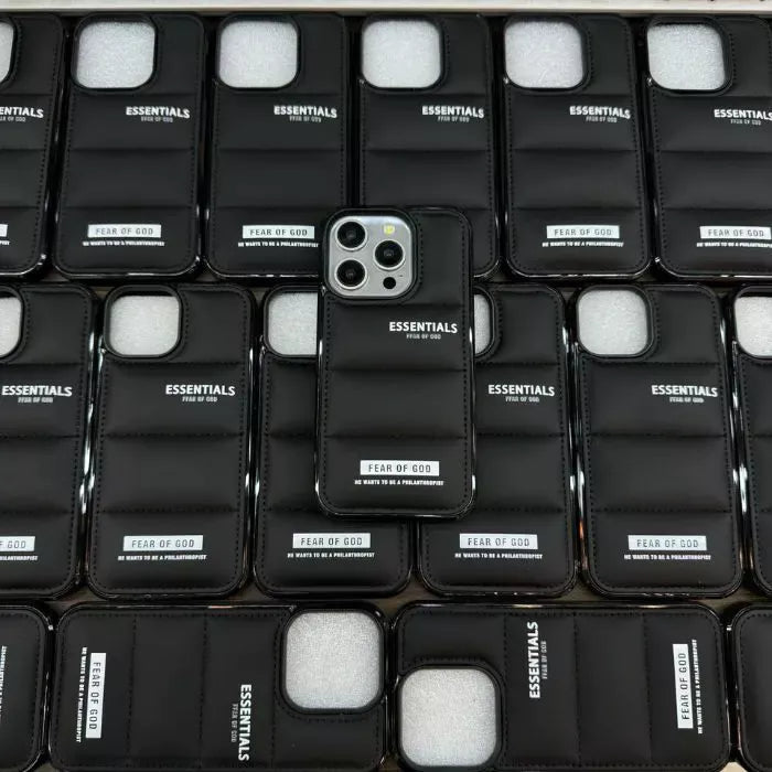Essentials Silicone Puffer Back Cover For Apple iPhone 15 Plus