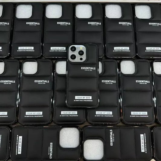 Essentials Silicone Puffer Back Cover For Apple iPhone 15