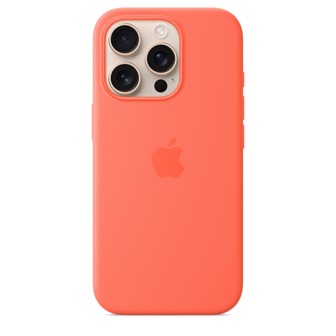 Logo Silicon Case for iPhone 16 Pro Max (Tangerine)