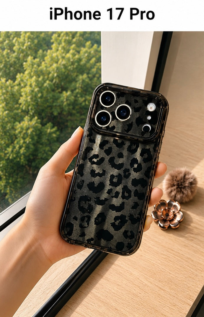 Leopard Pattern Case For iPhone17 Pro(Black)