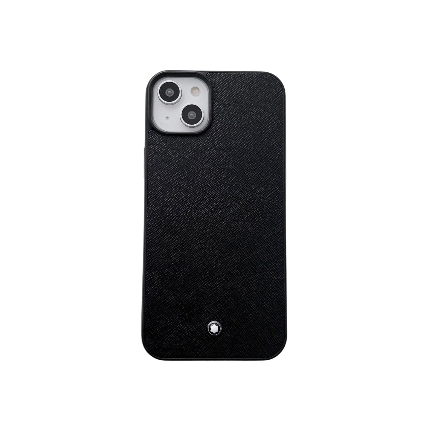 MB Luxury PU Leather Rugged Pattern Case for iPhone 15 Plus
