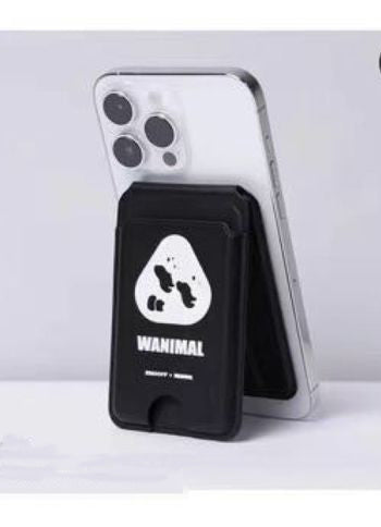 EMO OFF Wanimal Panda Design Leather Magsafe Wallet