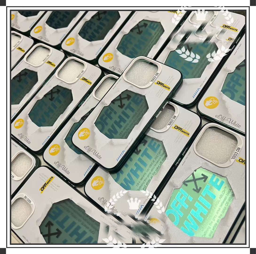 O F F W H I T E Designer Silicon Case for iPhone 14