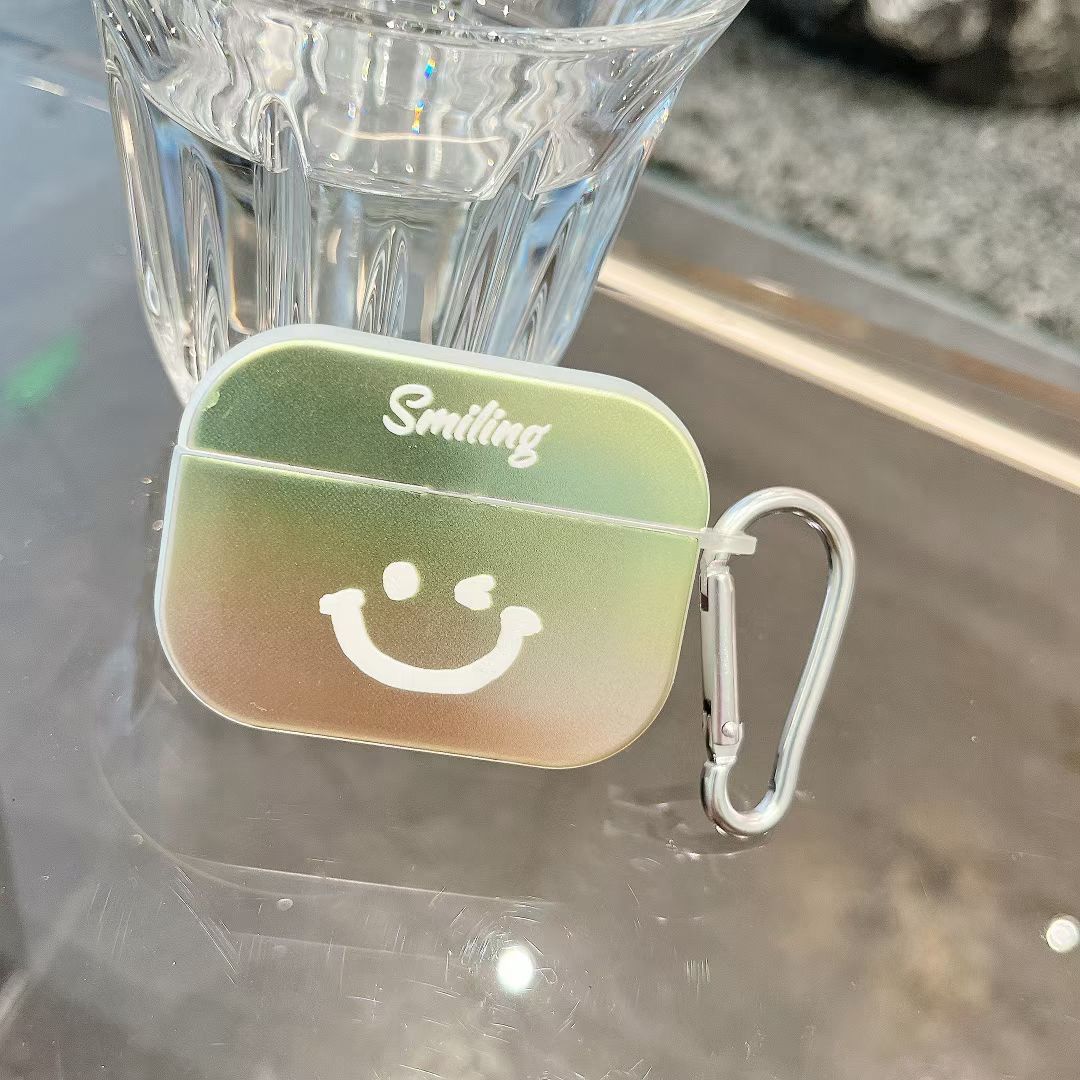 Smiling  Silver Chrome Designer Silicon Case for Airpods Pro/Pro 2