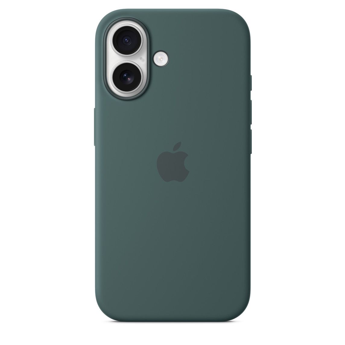 Logo Silicon Case for iPhone 16 Plus (Lake Green)