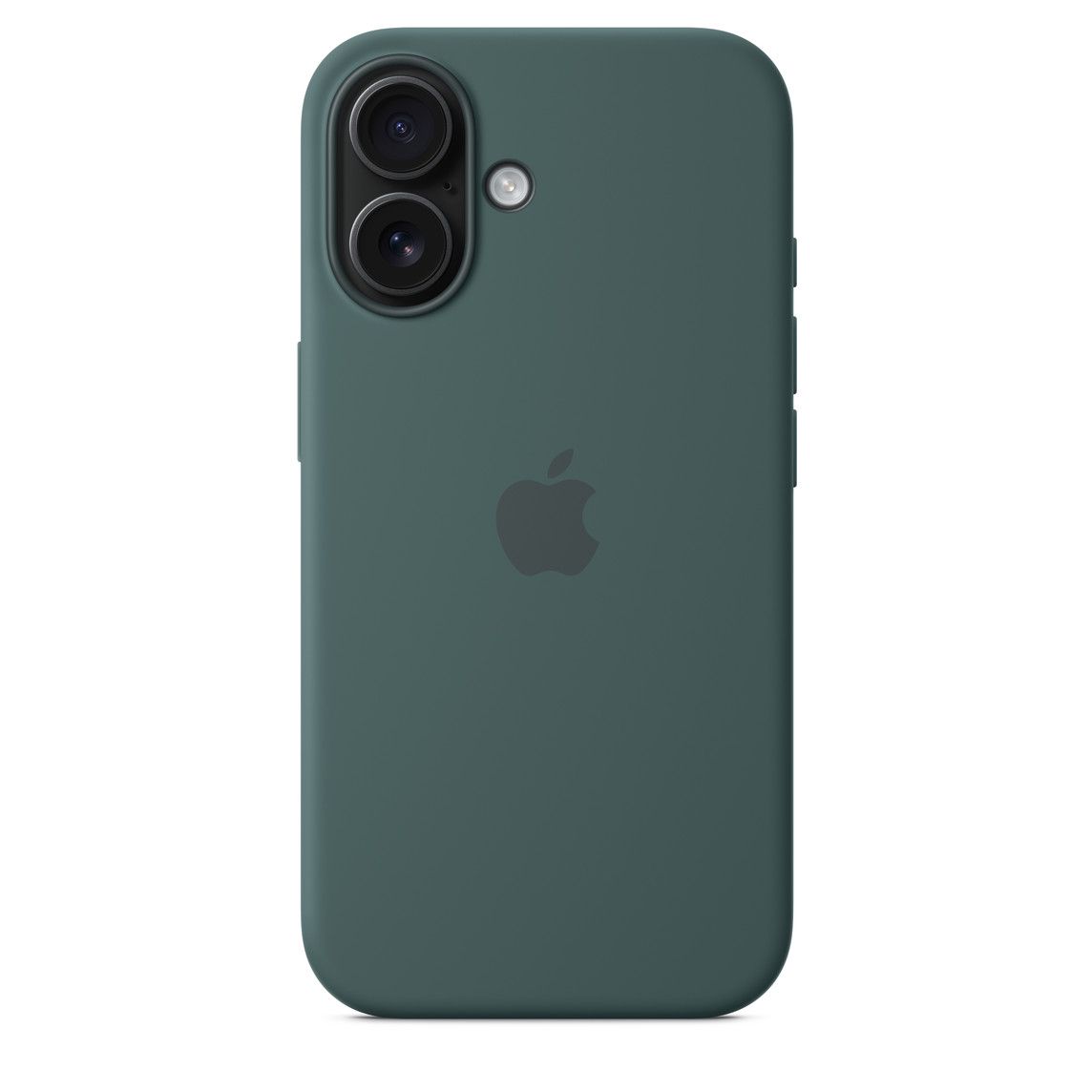 Logo Silicon Case for iPhone 16 Plus (Lake Green)
