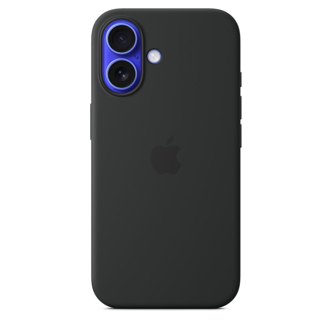 Logo Silicon Case for iPhone 16 Plus (Black)