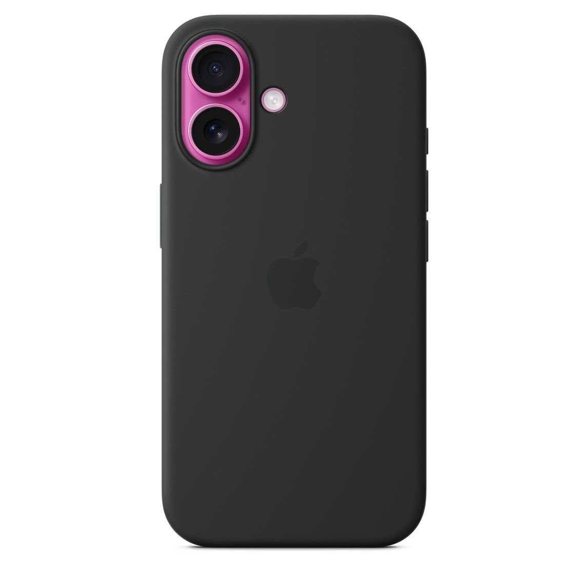 Logo Silicon Case for iPhone 16 Plus (Black)